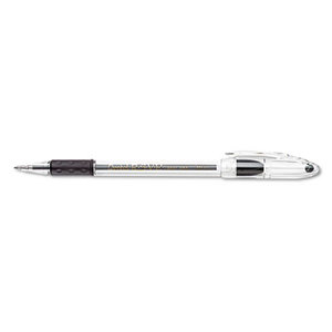 PENTEL OF AMERICA BK91ASW-US R.S.V.P. Stick Ballpoint Pen, 1mm, Translucent Barrel, Black Ink, 24/Pack by PENTEL OF AMERICA