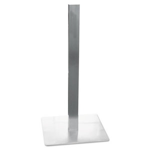 Mayline Group CA411S Hospitality Table Square Pedestal Base, 19-3/4 x 19-3/4 x 41, Stainless Steel by MAYLINE COMPANY