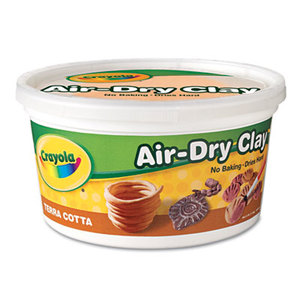 Air-Dry Clay, Terra Cotta, 2 1/2 lbs by BINNEY & SMITH / CRAYOLA
