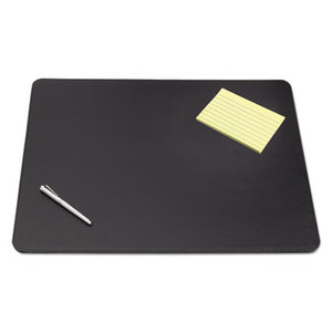 Sagamore Desk Pad w/Decorative Stitching, 36 x 20, Black by ARTISTIC LLC