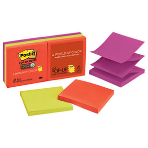 3M R330-6SSAN Pop-up 3 x 3 Note Refill, Marrakesh, 90/Pad, 6 Pads/Pack by 3M/COMMERCIAL TAPE DIV.