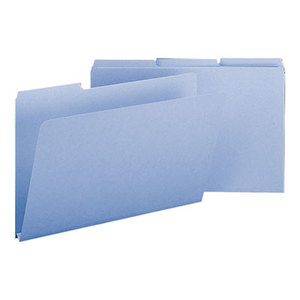 SMEAD MANUFACTURING COMPANY 22530 Recycled Folders, One Inch Expansion, 1/3 Cut Top Tab, Legal, Blue, 25/Box by SMEAD MANUFACTURING CO.