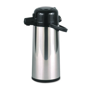 Commercial Grade 2.2L Airpot, w/Push-Button Pump, Stainless Steel by HORMEL CORP