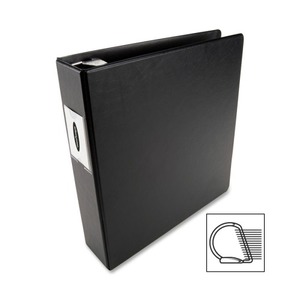 ACCO Brands Corporation W384-49BPP Heavy-Duty D-Ring Binder w/Extra-Durable Hinge, 3" Cap, Black by WILSON JONES CO.